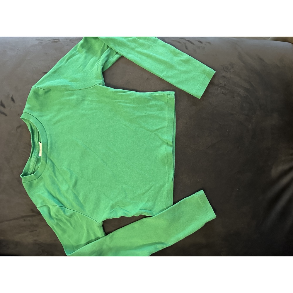 Zara cropped long sleeve top girls 9-10 years